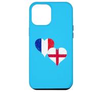 Bandera Inglaterra Francia para Orgulloso Inglés Francés Carcasa para iPhone 12 Pro MAX