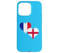 Bandera Inglaterra Francia para Orgulloso Inglés Francés Carcasa para iPhone 15 Pro MAX