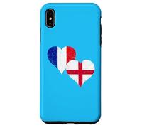 Bandera Inglaterra Francia para Orgulloso Inglés Francés Carcasa para iPhone XS MAX