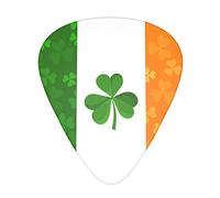 Bandera irlandesa Púa de guitarra avanzada 12 piezas Tres espesores para bajo, guitarra eléctrica, funda para guitarra acústica