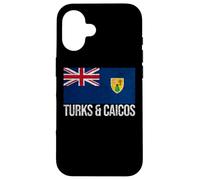 Bandera Islas TURCAS Y Caicos PROVIDENCIALES Islander Carcasa para iPhone 16