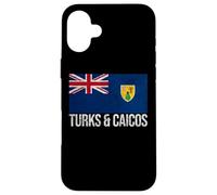 Bandera Islas TURCAS Y Caicos PROVIDENCIALES Islander Carcasa para iPhone 16 Plus