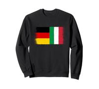 Bandera Italia Alemania per Orgullo Alemán Italiano Expat Sudadera