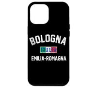 Bandera italiana de Bolonia, Italia, Emilia-Romaña, impresión envejecida Carcasa para iPhone 12 Pro Max