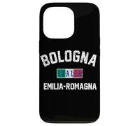 Bandera italiana de Bolonia, Italia, Emilia-Romaña, impresión envejecida Carcasa para iPhone 13 Pro