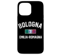 Bandera italiana de Bolonia, Italia, Emilia-Romaña, impresión envejecida Carcasa para iPhone 13 Pro Max