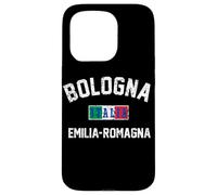 Bandera italiana de Bolonia, Italia, Emilia-Romaña, impresión envejecida Carcasa para iPhone 15 Pro