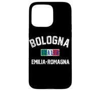 Bandera italiana de Bolonia, Italia, Emilia-Romaña, impresión envejecida Carcasa para iPhone 15 Pro Max