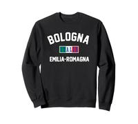 Bandera italiana de Bolonia Italia Emilia-Romaña Sudadera