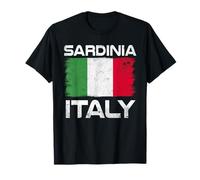 Bandera Italiana de Cerdeña con diseño de Bandera Italiana Camiseta