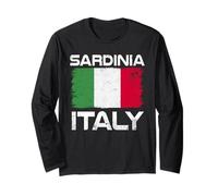 Bandera Italiana de Cerdeña con diseño de Bandera Italiana Manga Larga