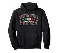 Bandera Italiana de Chicago Little Italy Near West Side Heritage Sudadera con Capucha