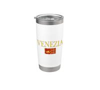 Bandera italiana de Venecia Bandera italiana León de San Marcos Vaso térmico de acero inoxidable de doble pared