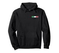Bandera Italiana Italia Italia Familia Patrimonio Italiano Sudadera con Capucha