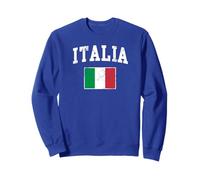 Bandera Italiana Italiana, diseño Retro Desgastado de Italia Sudadera