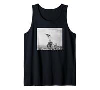 Bandera izando en Iwo Jima por Joe Rosenthal Camiseta sin Mangas
