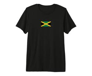 Bandera jamaicana de Jamaica Camiseta Premium
