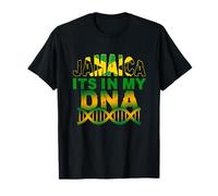 Bandera jamaicana Jamaica It`s In My DNA Hombres, Mujeres Niños Camiseta