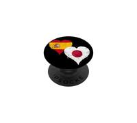 Bandera Japón España Orgulloso Aficionado Español Japonés PopSockets PopGrip Adhesivo