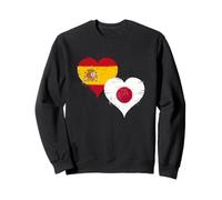 Bandera Japón España Orgulloso Aficionado Español Japonés Sudadera