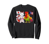 Bandera Japón Puerto Rico Raíces Japonés-Puertorriqueñas Sudadera