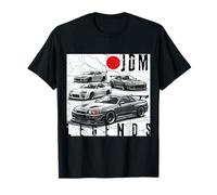 Bandera Japonesa Distress JDM Legends Race Cars Fabricada en Japón Camiseta