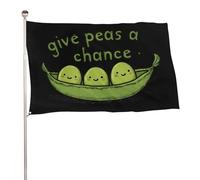 Bandera Jardín Dale Una Oportunidad A Los Guisantes Garden Banderas Anti Decoloración Garden Flag Durable Bandera Divertidas Para Porche Patio Al Aire Libre Césped S