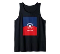 Bandera Juneteenth Bandera Novlety Juneteenth Camiseta sin Mangas