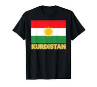Bandera kurda patriótica kurda para Hombres, Mujeres y niños, Kurdistán Camiseta