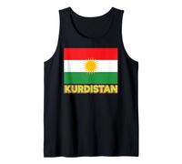 Bandera kurda patriótica kurda para Hombres, Mujeres y niños, Kurdistán Camiseta sin Mangas