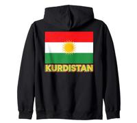 Bandera kurda patriótica kurda para Hombres, Mujeres y niños, Kurdistán Sudadera con Capucha