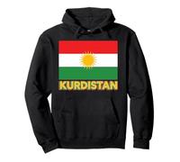 Bandera kurda patriótica kurda para Hombres, Mujeres y niños, Kurdistán Sudadera con Capucha