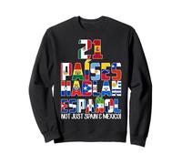 Bandera Latina de los países de Habla hispana Sudadera