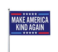 Bandera "Make America Kind Again" (Hagamos que Estados Unidos vuelva a ser amable) - Letrero para exteriores de 3x5 pies