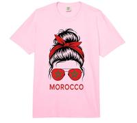 Bandera marroquí Proud Cheer Morocco Girl My Country Favorite Comfort Colors Adult Heavyweight T-Shirt