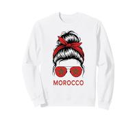 Bandera marroquí Proud Cheer Morocco Girl My Country Favorite Sudadera
