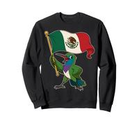 Bandera Mexicana de colibrí de México Cinco de Mayo Sudadera