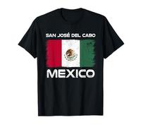 Bandera Mexicana de San José del Cabo con diseño de Bandera Mexicana Orgullosa Camiseta