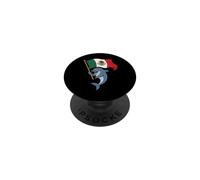 Bandera Mexicana delfín Bandera de México Orgullo Animal Divertido PopSockets PopGrip Adhesivo