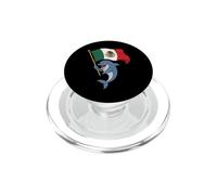 Bandera Mexicana delfín Bandera de México Orgullo Animal Divertido PopSockets PopGrip para MagSafe