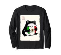 Bandera Mexicana para Hombres, Mujeres, niños, México Manga Larga
