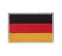 Bandera Nacional de Alemania bordada Hierro en Coser Parche insignia para ropa, etc. 9 X 6 cm