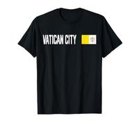 Bandera Nacional de la Ciudad del Vaticano, Retro, patriótica Envejecida Camiseta