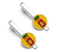 Bandera Nacional De La República Democrática Socialista De Sri Lanka Clip Para Corbata De Hombre Bodas Negocios Vida Cotidiana Aniversario De Bodas Negocios Día Del Padre
