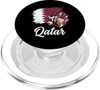 Bandera Nacional de Oryx árabe de Qatar PopSockets PopGrip para MagSafe