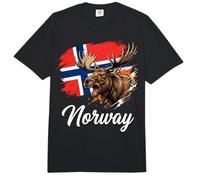 Bandera Nacional de Vida Silvestre de Alce de Noru Comfort Colors Adult Heavyweight T-Shirt