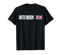 Bandera Nacional del Reino Unido Retro Envejecida patriótica Camiseta
