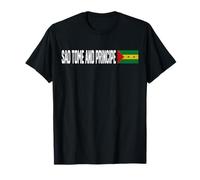 Bandera Nacional São Tomé y Príncipe Retro Patriótica Camiseta