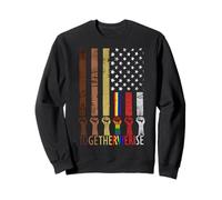 Bandera Negra Americana - Together We Rise - American Live Matter Sudadera