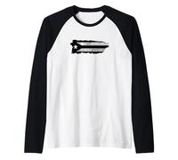 Bandera Negra de Puerto Rico Resiste Boricua Island Flag Taino Art Camiseta Manga Raglan